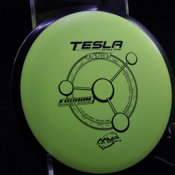 MVP - Tesla - Fission - Distance Driver 4 YELLOW NEON 147 control driver distance Distance Driver Driver MVP MVP Disc Sports mvpdiscsport neutron tesla