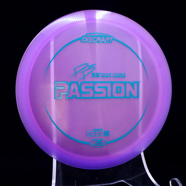 Discraft - Passion - Z Lite - Paige Pierce Driver 8 PURPLE PURPLE 154 discraft passion discraft passion flight numbers paige pierce passion passion disc passion disc golf passion discraft