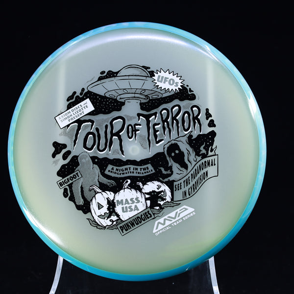 Axiom - Pixel - Eclipse - Simon Lizotte, Tour of Terror, 2024 Team Series Halloween Edition 8 BLUE 173 Halloween halloween 2023 pixel ufo disc