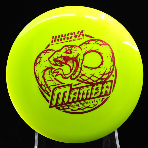 Innova - Mamba - Star - Distance Driver 2 YELLOW 159 disco distance driver golf golfdisco golfdisco.com innova innova champion discs mamba roller speed 11 star turnover understable