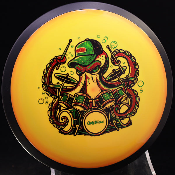 MVP - Trail - Neutron - GolfDisco Originals "Otto" 36 YELLOW 173 custom stamps Disc Golf GOLFDISCO ORIGINALS James MVP mvp neutron trail mvp trail octopus otto trail disc