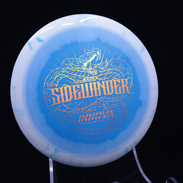 Innova - Sidewinder - HALO Star - Distance Driver WHITE-BLUE HOLO 157 halo halo sidewinder halo sidewinder disc Halo Star halo star sidewinder innova innova champion innova champion discs innova halo innova halo discs innova halo plastic innova halo sidewinder innova halo star sidewinder innova star halo sidewinder