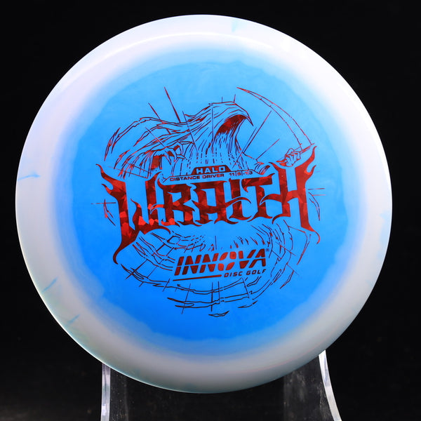 Innova - Wraith - Halo Star 15 WHITE BLUE 163 halo halo disc golf halo innova discs Halo Star innova halo innova halo discs innova halo plastic innova halo star innova star halo