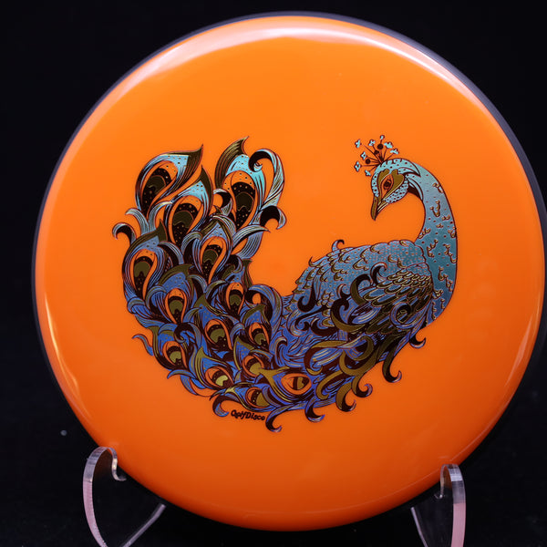 MVP - Glitch - Soft Neutron - GolfDisco original "Eureka" ORANGE CARROT SKY BLUE 150 Beginner Friendly catch catch disc glitch GolfDisco golfdisco exclusive GOLFDISCO ORIGINALS Gyro gyronauts MVP Disc Sports mvp glitch mvp glitch for sale peacock