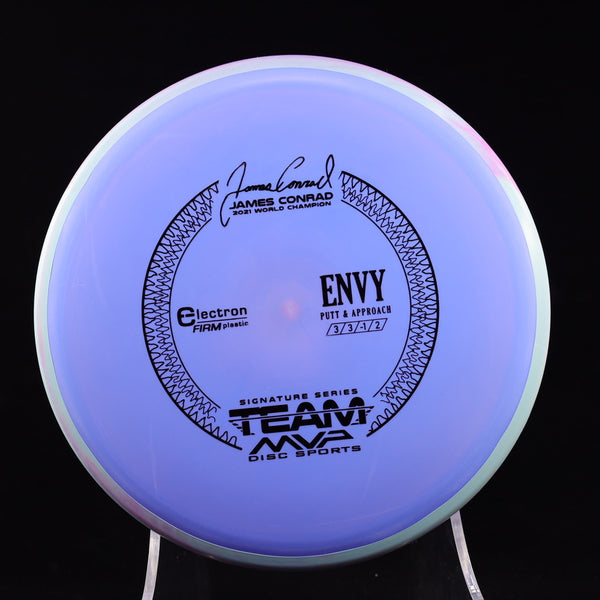 Axiom - Envy - Electron FIRM - James Conrad Signature Edition 170-175 5 BLUE VIOLET 174 Appoach Approach Axiom Axiom discs conrad disc golf discs disc golf discs for sale discs envie envy james jamesconrad MVP MVP Disc Sports put putt Putt and Approach Putter Putter Pocket Putting z