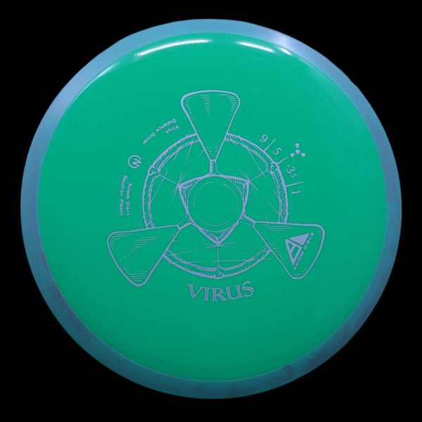 Axiom - Virus - Neutron - Distance Driver 165-169 6 GREEN 166 AXIOM Disc Golf disc golf discs disc golf discs for sale discs distance Distance Driver MVP NEUTRON understable VIRUS