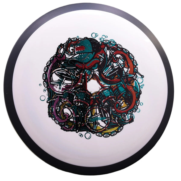 MISPRINTS - MVP - TRAIL - Neutron - GolfDisco Originals "Otto" 6 WHITE 173 custom stamps Disc Golf GOLFDISCO ORIGINALS James MVP mvp neutron trail mvp trail octopus otto trail disc