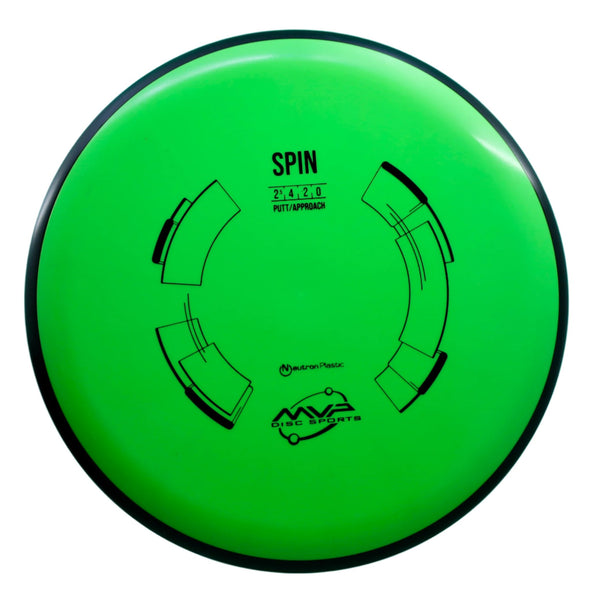 MVP - Spin - Neutron - Putt & Approach 4 GREEN 170 Beginner Friendly Electron Gyro MVP MVP Disc Sports neutron Putt and Approach Putter Putting Spin