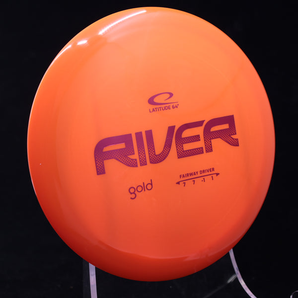 Latitude 64 - River - Gold - Fairway Driver ORANGE RED 176 64 latitude mid Mid-Range mid-range-midrange midrange opto river stable sweden swedish Trilogy understable