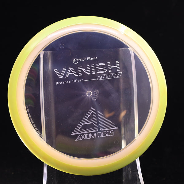 Axiom - Vanish - Proton - Distance Driver 170-175 4 YELLOW 170 axiom Disc Golf disc golf discs disc golf discs for sale discs Distance Driver Driver high speed driver mvp mvp disc sports proton vanish