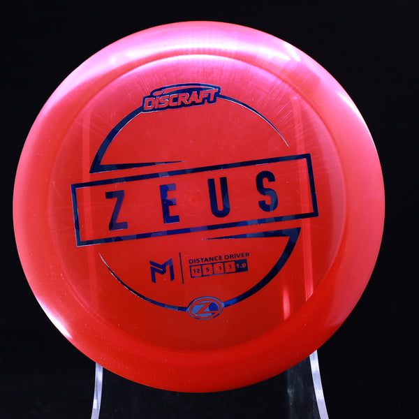 Discraft - Zeus - Z Line - Distance Driver 1 RED BLUE CAMO 169