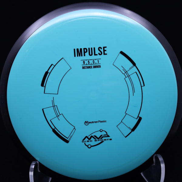 MVP - Impulse - Neutron Plastic - Distance Driver 165-169 TEAL 166 Disc Golf driver fairway gyro impulse mvp neutron