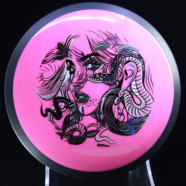 MVP - Trail - Neutron - MISPRINTS - GolfDisco Originals 5 SNAKECHARMER HOT PINK 175 GOLFDISCO ORIGINALS James misprint misprints MVP mvp neutron trail mvp trail skeet scienski SNAKECHARMER summer fling trail disc Viva La Fiesta