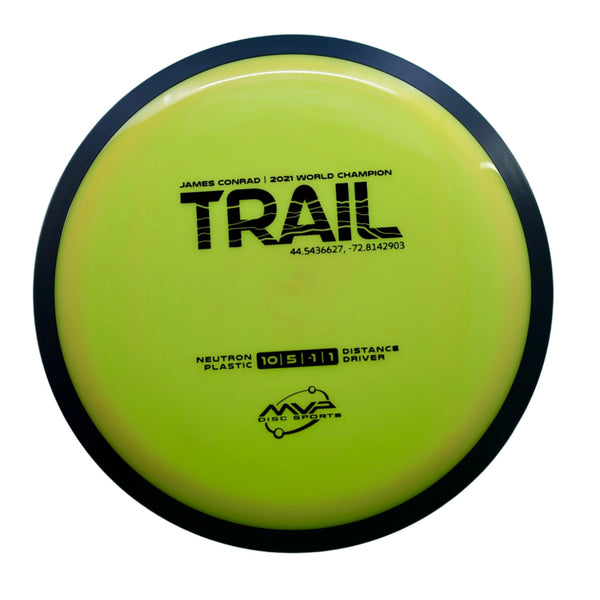 MVP - Trail - Neutron - James Conrad Line Distance Driver 165-169 24 YELLOW 169 James Conrad Line MVP MVP Disc Sports MVP Neutron MVP Trail release date neutron