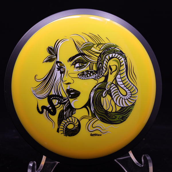 MVP Neutron Trail - GolfDisco Originals "Snake Charmer" 3 YELLOW 174 amazon custom stamps Disc Golf GOLFDISCO ORIGINALS James MVP mvp neutron trail mvp trail snake snake charmer SNAKECHARMER trail disc