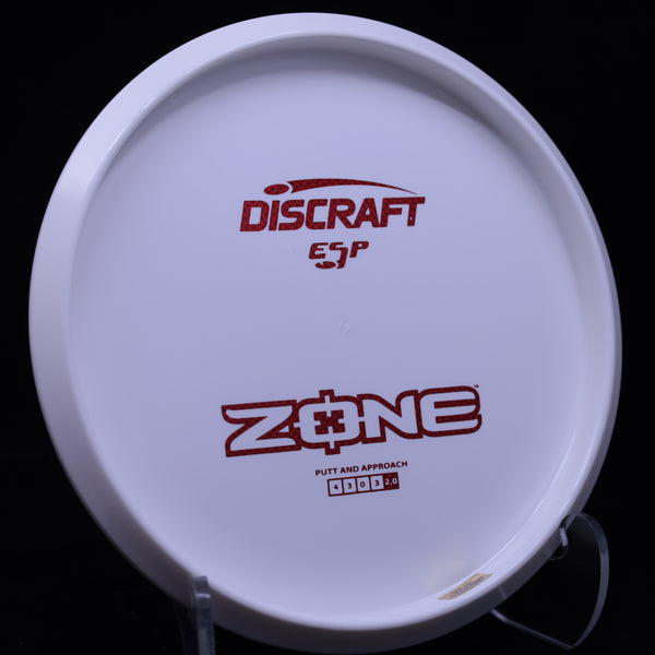 Discraft - Zone - White ESP - Bottom Stamp Blanks perfect for Dye! RED CARBON FIBER 169 BLANK dyer dyers ESP white White base Zone