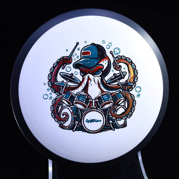 MVP Neutron Trail - GolfDisco Originals "Otto" 2 WHITE 170 custom stamps Disc Golf GOLFDISCO ORIGINALS James MVP mvp neutron trail mvp trail octopus otto trail disc