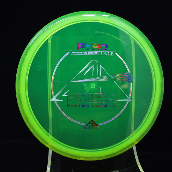 Axiom - Pyro - Proton Plastic - Midrange Driver 176-179 GREEN GREEN 176 axiom Disc Golf disc golf discs disc golf discs for sale discs mid mid-range midrange midrange driver mvp piro proton pyro