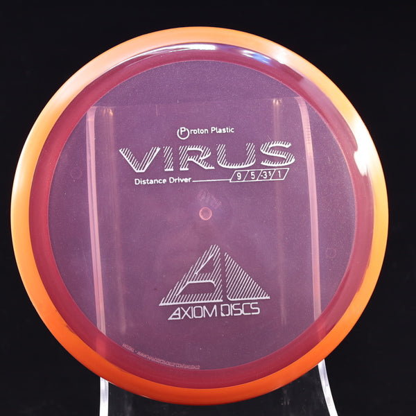 Axiom - Virus - Proton - Distance Driver 155-159 24 RED ORANGE 157 AXIOM Disc Golf disc golf discs disc golf discs for sale discs distance Distance Driver MVP proton understable VIRUS