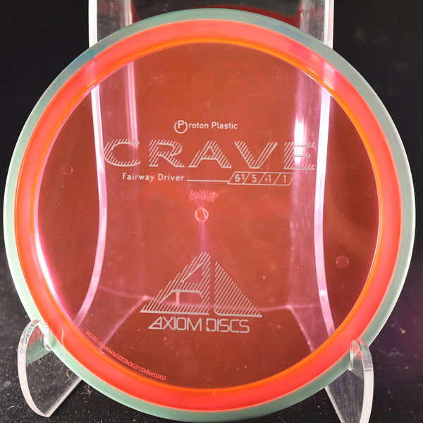 Axiom - Crave - Proton - Fairway Driver 165-169 PINK SLATE 166 axiom crave disc golf discs disc golf discs for sale discs fairway fairway driver hokom mvp proton