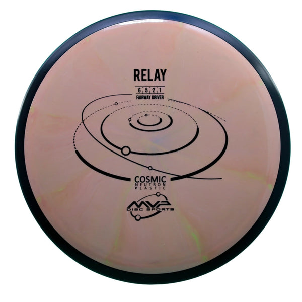 MVP - Relay - Cosmic Neutron - Fairway Driver 155-159 11 PINK 155 Beginner Friendly cosmic Fairway Fairway Driver Gyro MVP MVP Disc Sports neutron relay understable