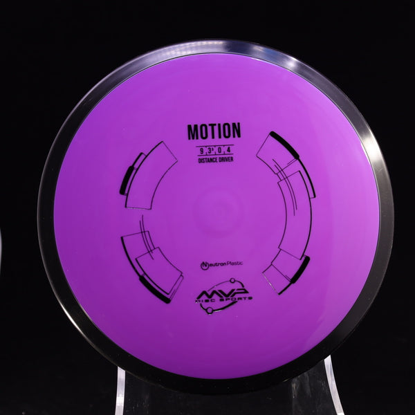 MVP - Motion - Neutron - Distance Driver 165-169 10 PURPLE 166 Disc Golf distance Distance Driver FOREHAND headwind Headwind Driver motion MVP MVP Disc Sports mvpdiscsport Overstable