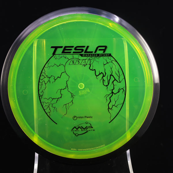 MVP - Tesla - Proton - Distance Driver 155-159 21 GREEN 158 control driver distance Distance Driver Driver MVP MVP Disc Sports mvpdiscsport neutron tesla