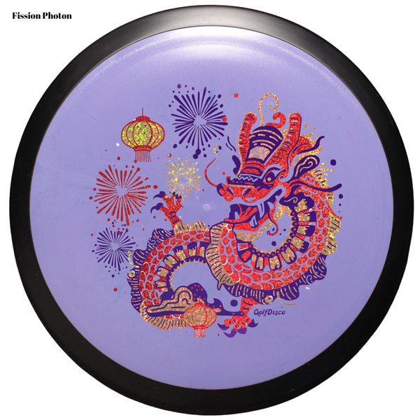 MVP - Photon - Fission - CHUXI - A GolfDisco Original stamp chinese dragon chinese new year chuxi cosmic Disc Golf distance driver fade 2 Fade 2.5 Fade 3 fireworks fission Glide 5 high lanterns Mvp neutron new year Photon preorder speed 11 Turn -1