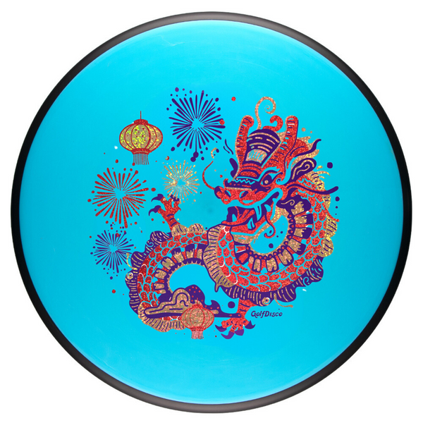 Axiom - Hex - Neutron - "CHUXI" A GolfDisco Original axiom chinese dragon Disc Golf disc golf discs disc golf discs for sale discs fireqorks GOLFDISCO ORIGINALS hex lanters mid Mid-Range midragne midrange midrange driver mvp Neutron new year stamp stable swirly understablem