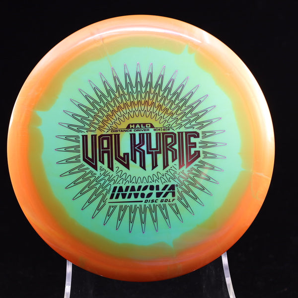 Innova - Valkyrie - HALO Star - Distance Driver 4 ORANGE GREEN 165 halo Halo Star halo valkyrie innova innova halo innova halo discs innova halo plastic innova halo star valkyrie innova halo valkyrie innova star halo