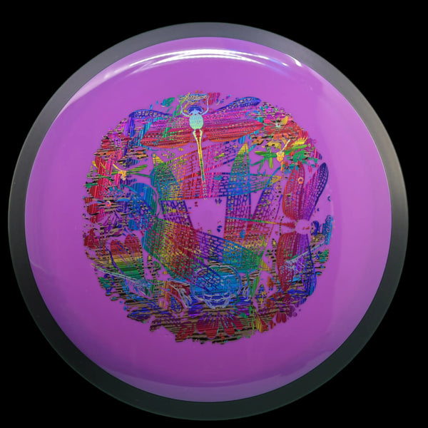 MVP - Trail - Neutron - MISPRINTS - "Summer Fling" 7 PURPLE 172 GOLFDISCO ORIGINALS James misprint misprints MVP mvp neutron trail mvp trail skeet scienski summer fling trail disc