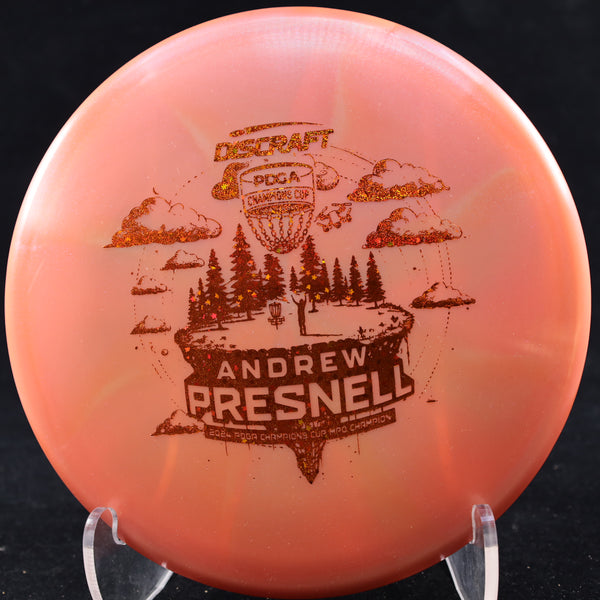 Discraft - Drone - Z Swirl - Andrew Presnell Champions Cup Drone - Overstable Midrange 8 ORANGE MIX 176 Disc Golf disc golf discs disc golf discs for sale discs drone esp mid Mid-Range mid-range-midrange midrange midrange driver overstable special edition