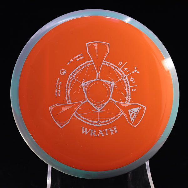 Axiom - Wrath - Neutron - Distance Driver 155-159 19 ORANGE GRAY 155 Axiom Axiom discs axiom neutron Disc Golf disc golf discs disc golf discs for sale discs distance Distance Driver Gyro gyronauts Stable wrath