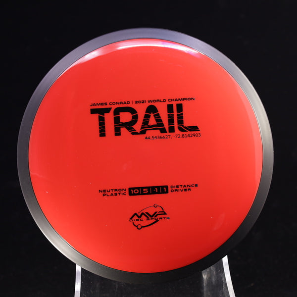 MVP - Trail - Neutron - James Conrad Line Distance Driver 165-169 25 RED 166 James Conrad Line MVP MVP Disc Sports MVP Neutron MVP Trail release date neutron