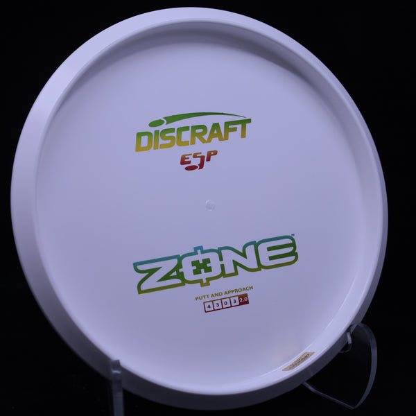 Discraft - Zone - White ESP - Bottom Stamp Blanks perfect for Dye! GOLD FADE 172 BLANK dyer dyers ESP white White base Zone