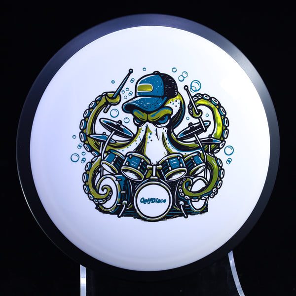 MVP Neutron Trail - GolfDisco Originals "Otto" 5 WHITE 170 custom stamps Disc Golf GOLFDISCO ORIGINALS James MVP mvp neutron trail mvp trail octopus otto trail disc