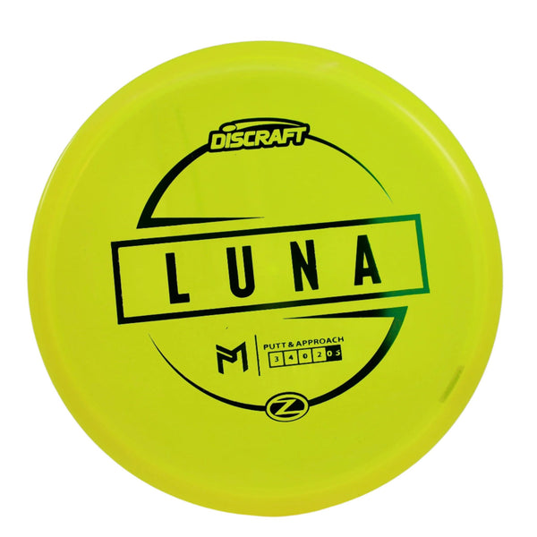 Discraft - Luna - Z - Putt & Approach 2 YELLOW SILVER 174