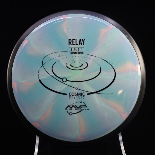 MVP - Relay - Cosmic Neutron - Fairway Driver 170-175 12 CADET BLUE 172 Beginner Friendly cosmic Fairway Fairway Driver Gyro MVP MVP Disc Sports neutron relay understable