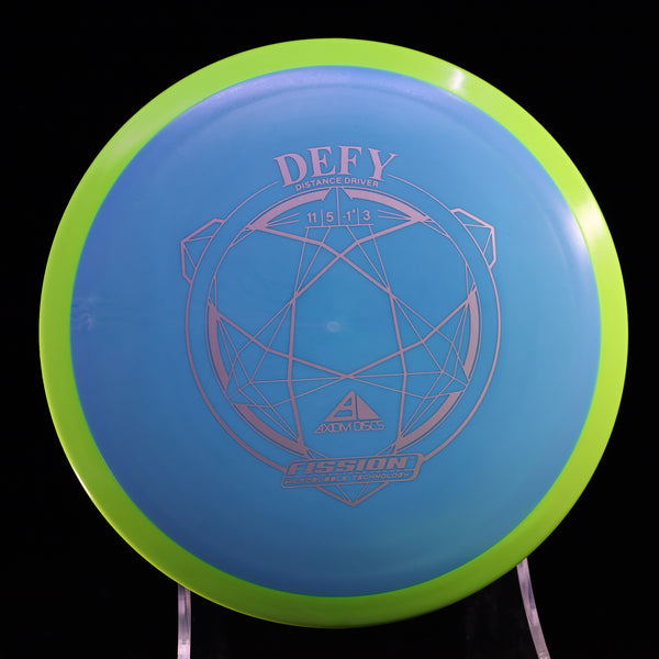 Axiom - Defy - Fission - Distance Driver 155-159 59 BLUE YELLOW 156 Axiom Axiom discs axiom fission defy defy Fission fission defy