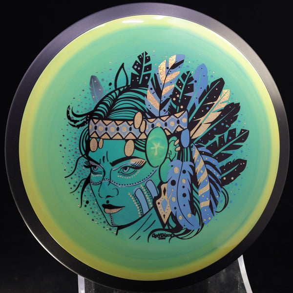 MVP - Trail - Neutron - GolfDisco Originals "Hurit" triple foil- custom stamp design 18 GREEN 170 GOLFDISCO ORIGINALS HURIT HURIT INDIAN STAMP James Conrad Line MVP MVP Disc Sports MVP Neutron MVP Trail release date neutron