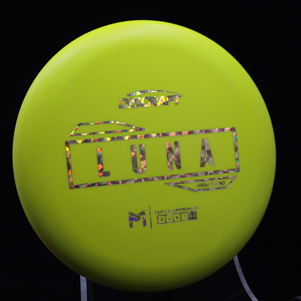 Discraft - Luna - Hard Blend - Putt & Approach YELLOW SHATTER 174 Luna paul Paul Mcbeth Putt and Approach Putter putter line