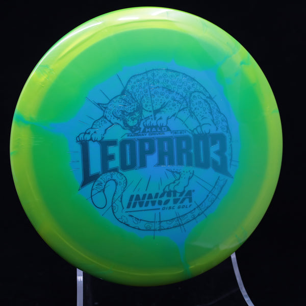 Innova - Leopard3 - Halo Star - Fairway Driver GOLD BLUE 155 Beginner Friendly halo halo leopard3 Halo Star halo star leopard3 innova innova halo innova halo discs innova halo leopard3 innova halo plastic innova star halo leopard leopard 3 leopard3 Ohn Scoggins Leopard3