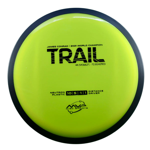 MVP - Trail - Neutron - James Conrad Line Distance Driver 170-175 42 YELLOW-GREEN 175 James Conrad Line MVP MVP Disc Sports MVP Neutron MVP Trail release date neutron