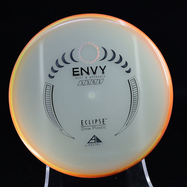 Axiom - Envy - Eclipse Glow - Putt & Approach 6 ORANGE YELLOW 173 APPROACH PUTTER axiom disc golf discs disc golf discs for sale discs eclipse eclipse 2.0 envy glow mvp proton Putt and Approach Putter Putting z