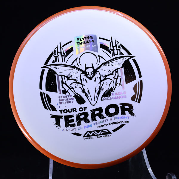 Axiom - PYRO - Fission - Eagle McMahon, Tour of Terror, 2024 Team Series Halloween Edition 7 WHITE 177 fission pyro flying thrills halloween 2024 headwind midrange Midrange Discs midrange driver team series halloween edition tour of terror