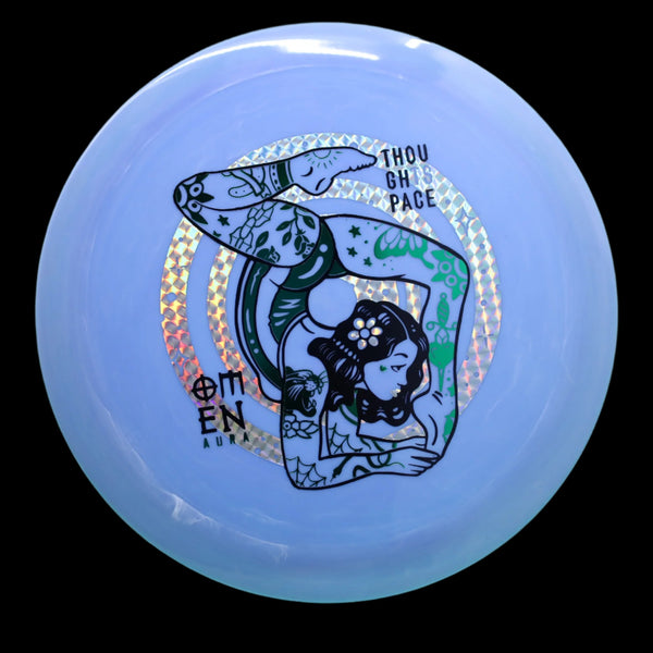 Thought Space Athletics - Omen - Aura - Distance Driver 1 BLUE 166 athletics aura omen Disc Golf distance Distance Driver ethos headwind Headwind Driver oh man oman omen Overstable space thought thought space athletics TSA Utility