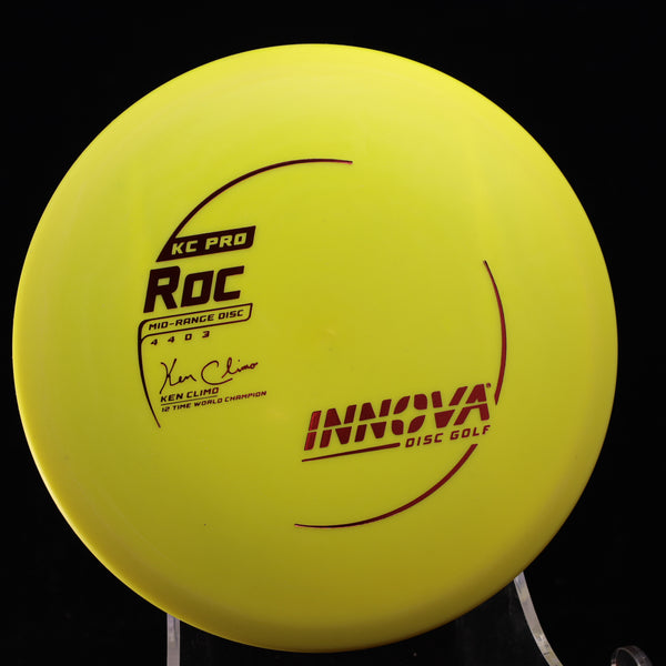 Innova - Roc - KC Pro - Midrange 2 YELLOW 176 bowl Climo cx ice innova innova champion innova champion discs KC KC pro kc pro roc kcpro Ken ken climo mid Mid-Range mid-range-midrange midrange no roc whimps whiners