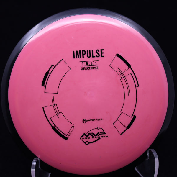 MVP - Impulse - Neutron Plastic - Distance Driver 155-159 PINK 158 Disc Golf driver fairway gyro impulse mvp neutron