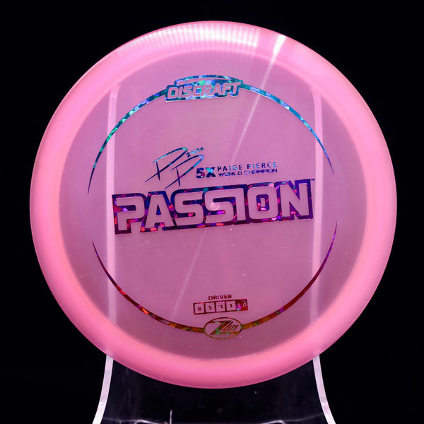 Discraft - Passion - Z Lite - Paige Pierce Driver 15 PINK SHATTER 149 discraft passion discraft passion flight numbers paige pierce passion passion disc passion disc golf passion discraft