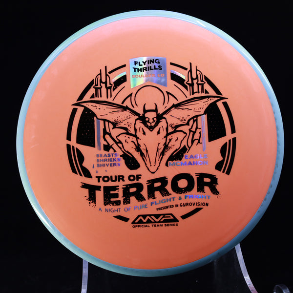 Axiom - PYRO - Fission - Eagle McMahon, Tour of Terror, 2024 Team Series Halloween Edition 1 ORANGE 178 fission pyro flying thrills halloween 2024 headwind midrange Midrange Discs midrange driver team series halloween edition tour of terror